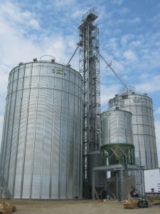 Sukup Bucket Elevator with galvanized tower